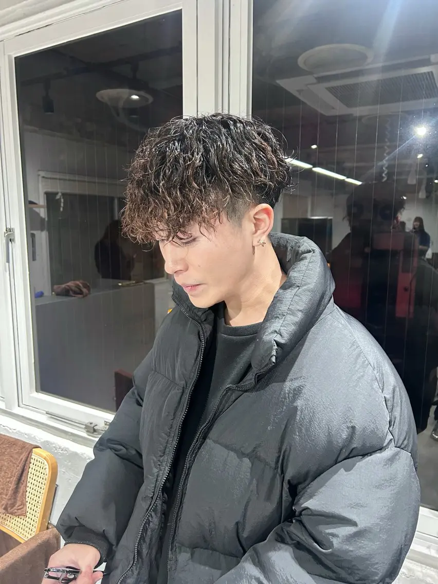 パーマ メンズ MAI🦎 無造作パーマ メンズのヘアスタイル