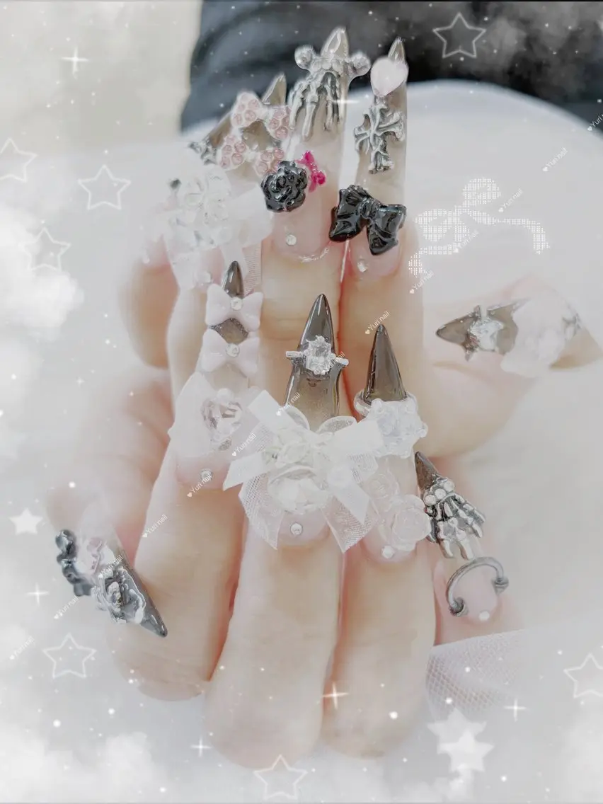 ネイル アートネイル 長さ出し フラッシュネイル ジェルネイル 韓国ネイル ハンドネイル Yuri.nail studioのネイルデザイン