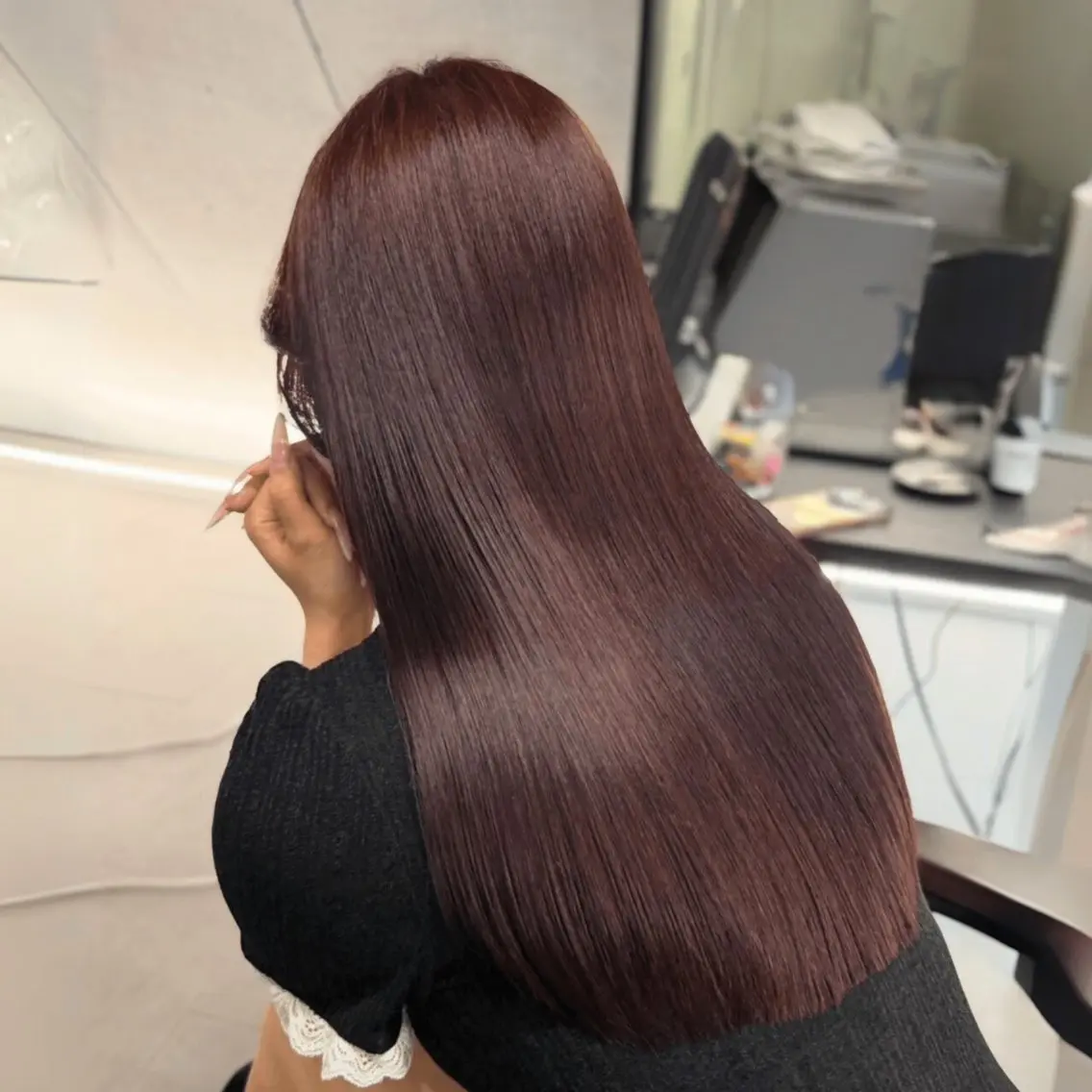 ロング カラー ROIS 渋谷のヘアスタイル