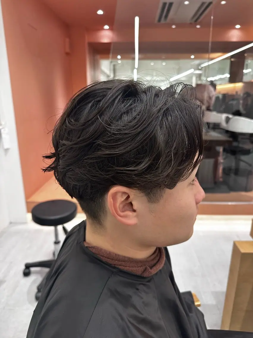 ショート パーマ カット パーマ KOGA／ パーマモデル募集のヘアスタイル