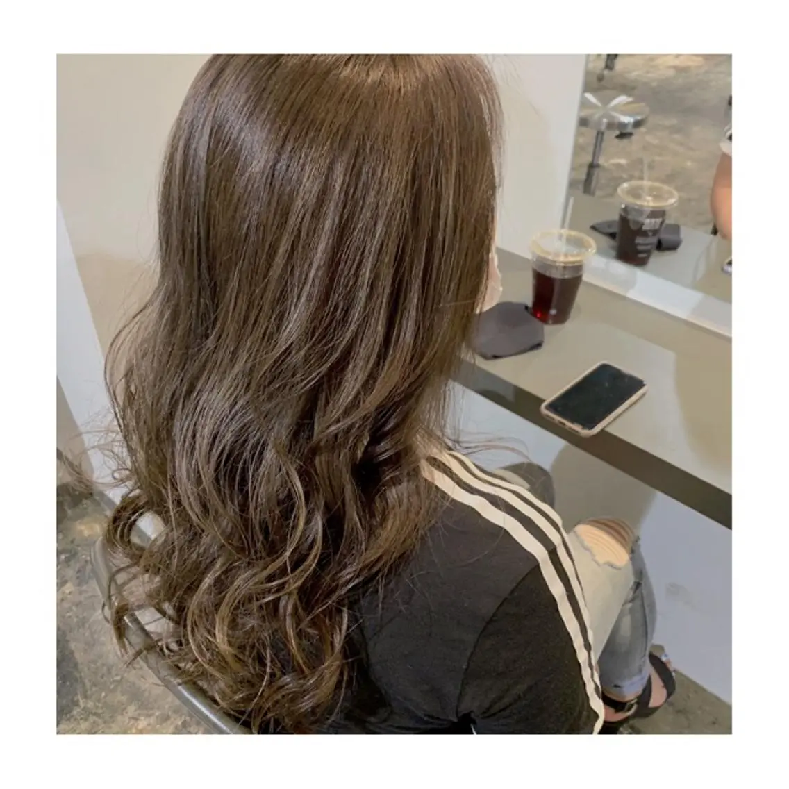 ロング カラー UMEDA FIGAROのヘアスタイル