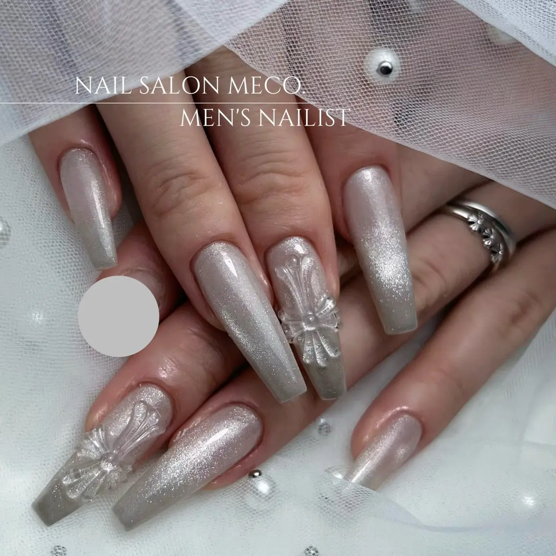 ネイル マグネットネイル ハンドネイル nailsalon mecoのネイルデザイン