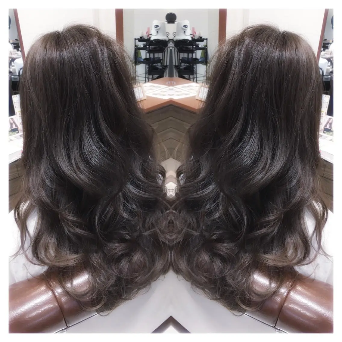 セミロング ロング カラー biscohair 髪にドラマを。のヘアスタイル