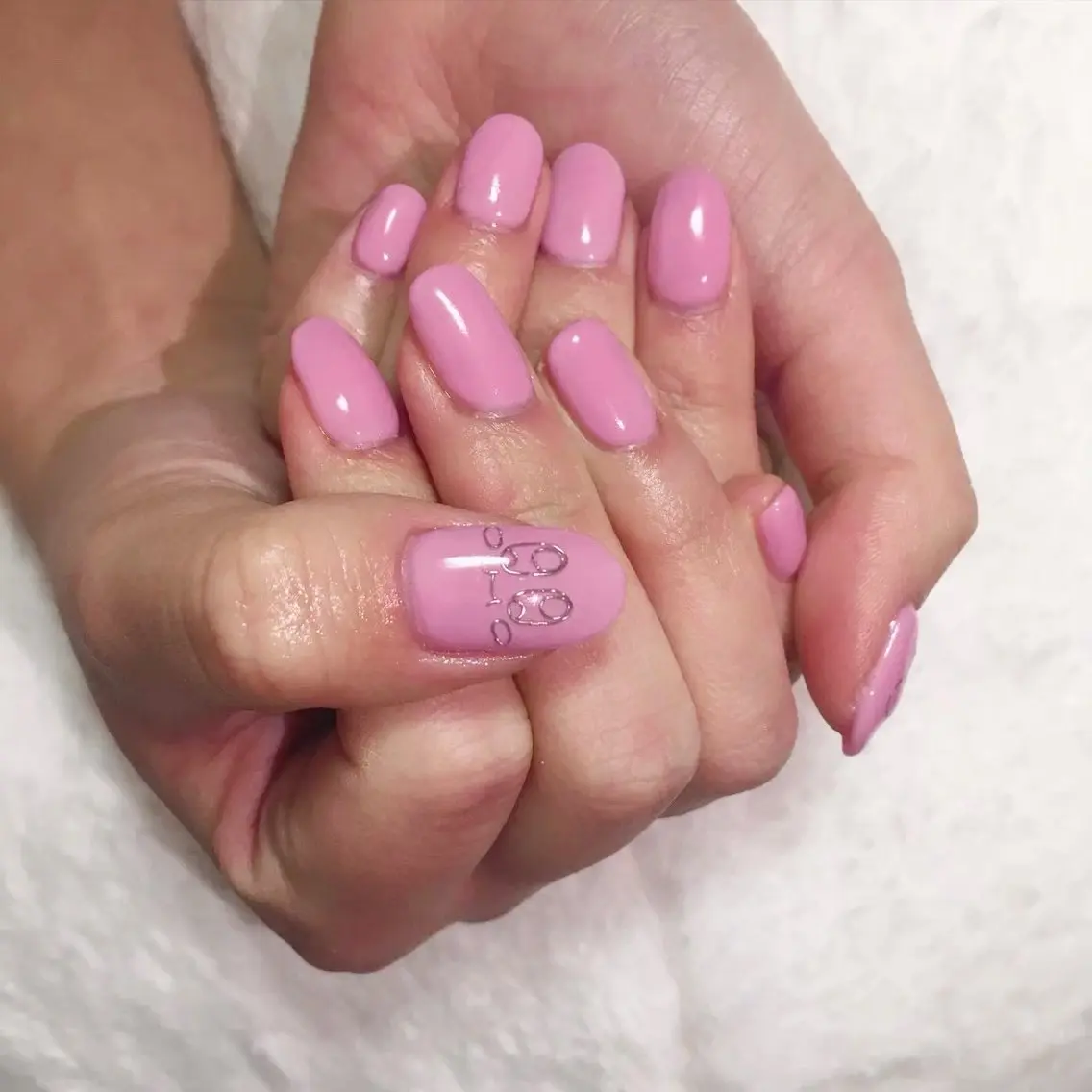 ネイル miishan ワンカラー.心斎橋のネイルデザイン