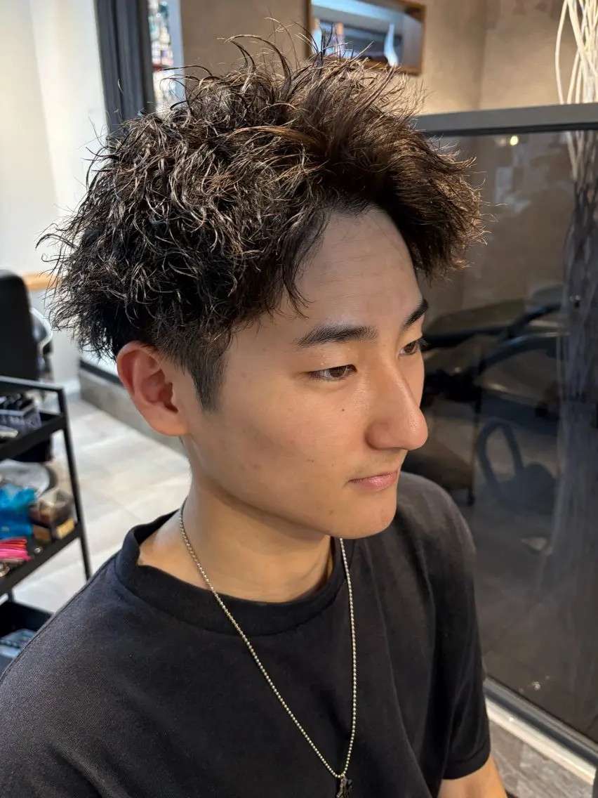 ショート メンズ ヘアセット コバヤシ カイトのヘアスタイル