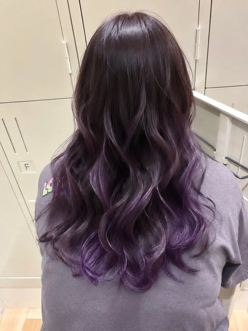 ロング ヘアカラー お肌映えカラー/ レイヤーカット/田代のヘアスタイル