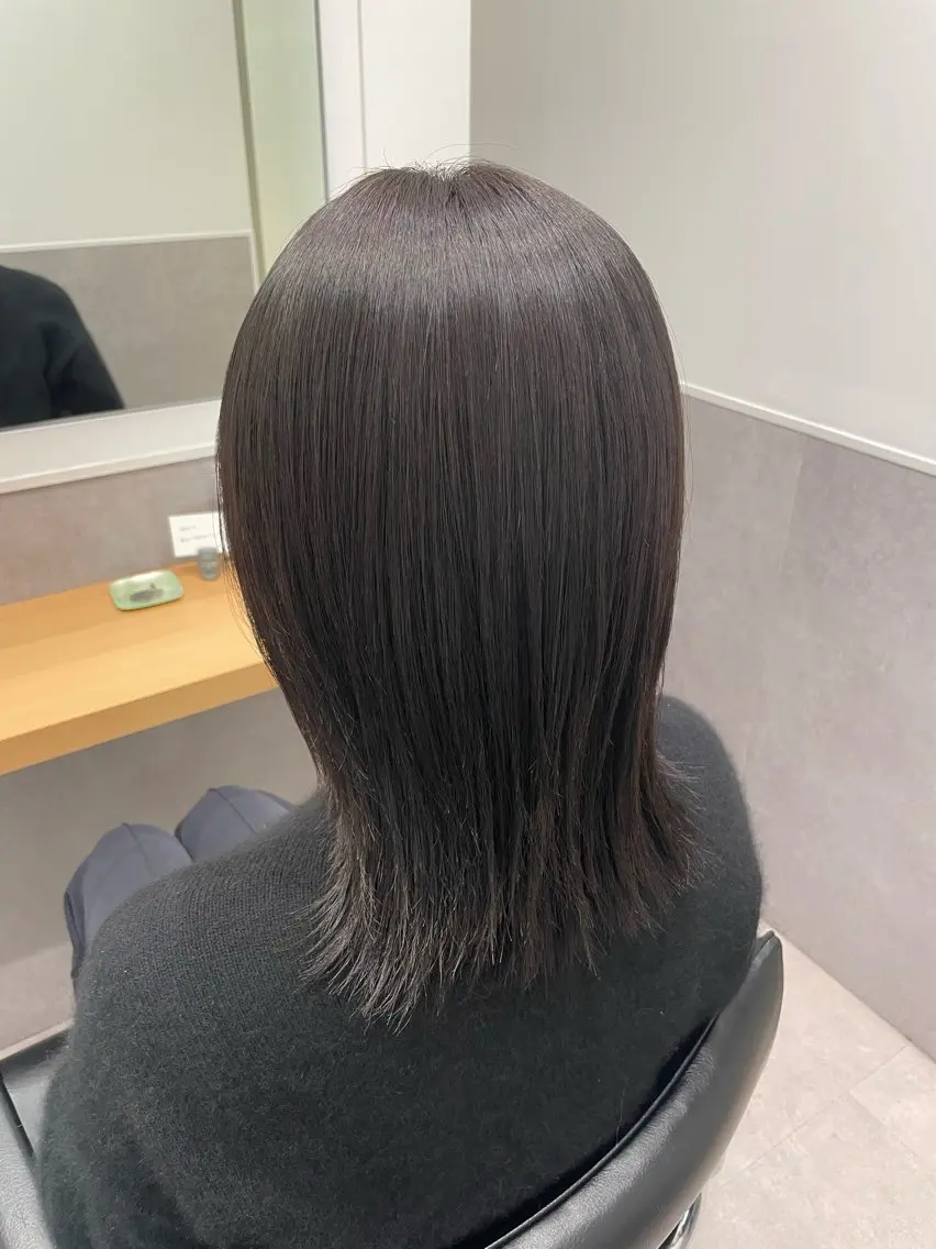 ミディアム 前髪似合わせ | yukaのヘアスタイル