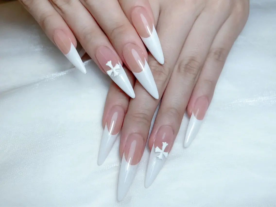 ネイル ハンドネイル M🌷nail 長さだし専門店のネイルデザイン