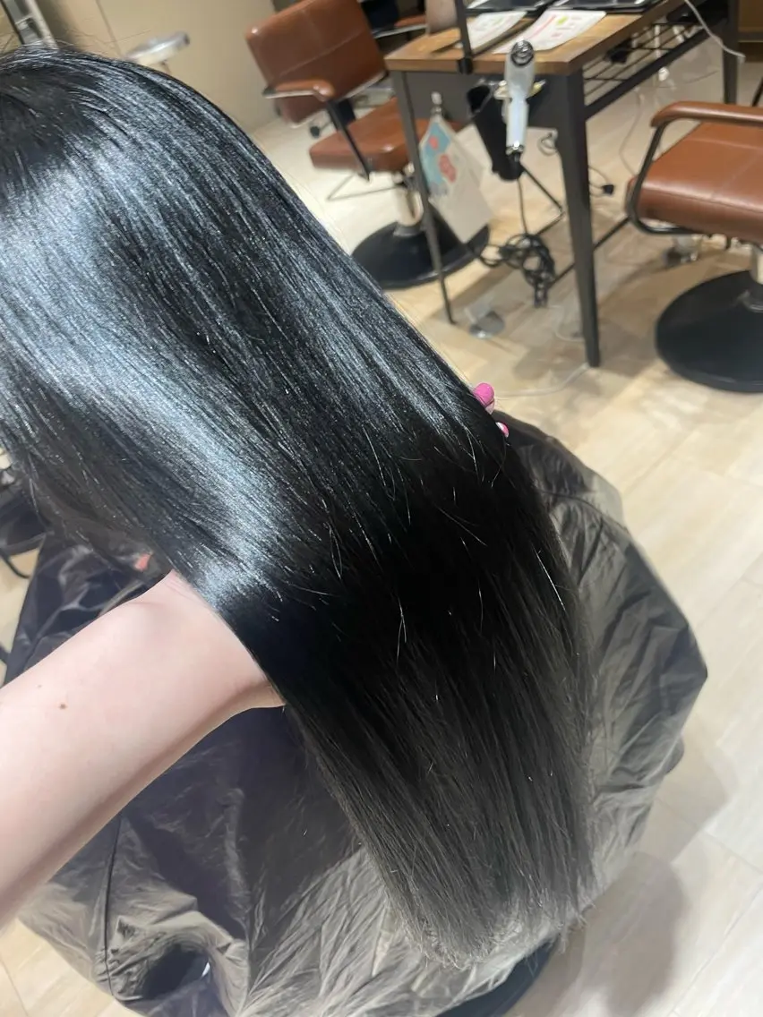 ロング SHION/銀座 まとまるカット🩵のヘアスタイル