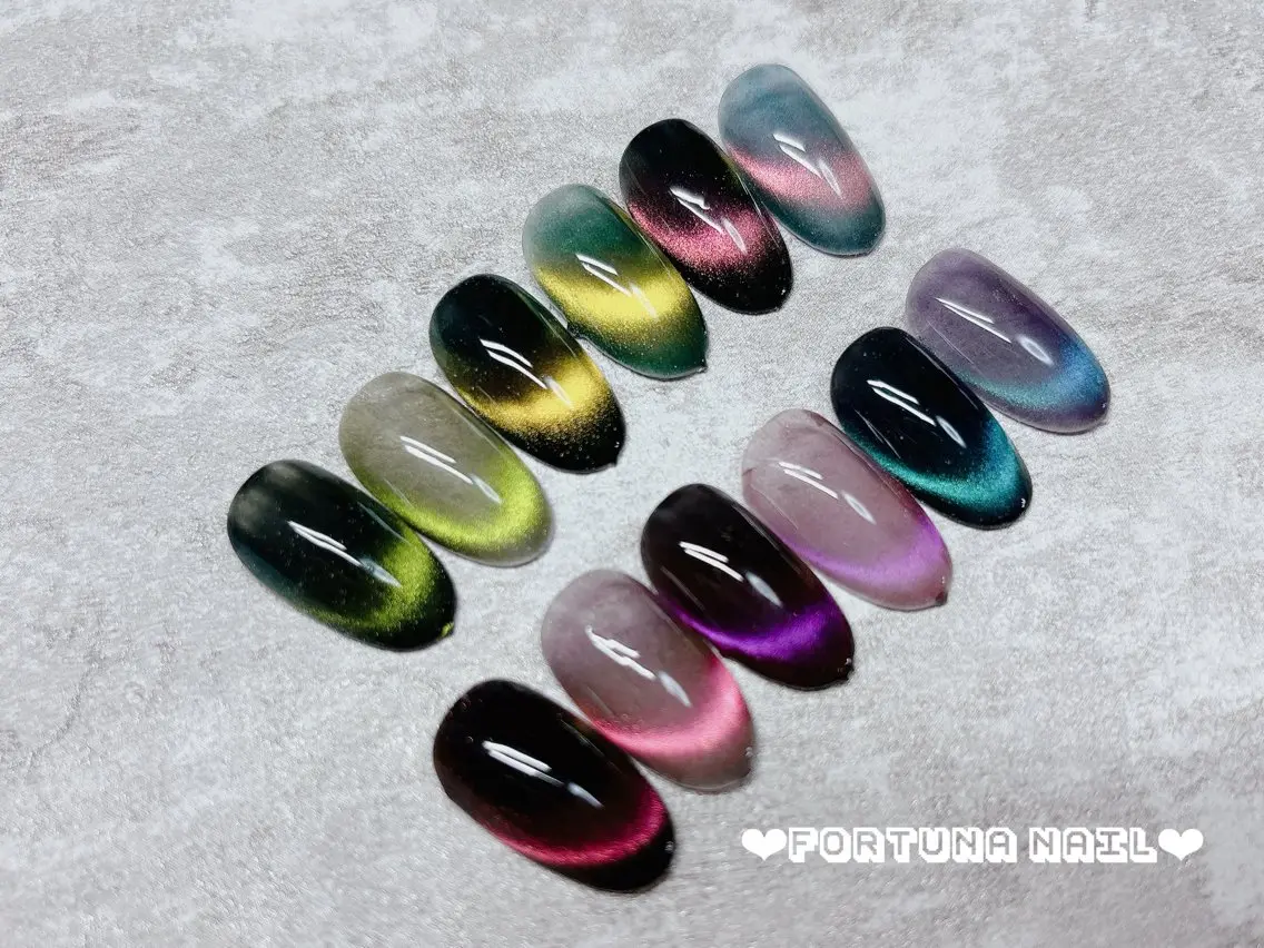 ネイル マグネットネイル Nail •Head スパFortunaのネイルデザイン