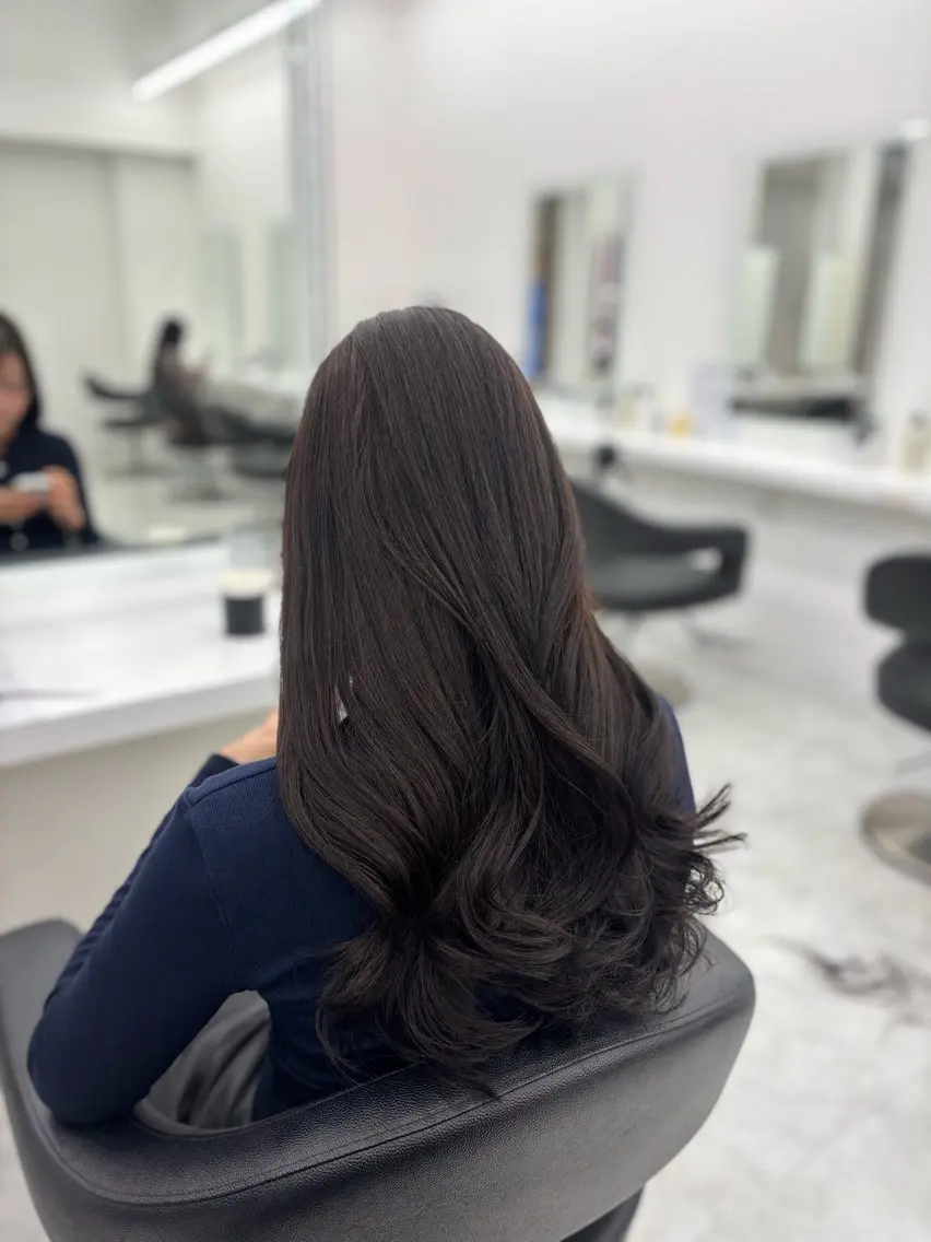 ロング カラー カット ヘアカラー 🤍レイヤー/顔周り /hirari🤍のヘアスタイル