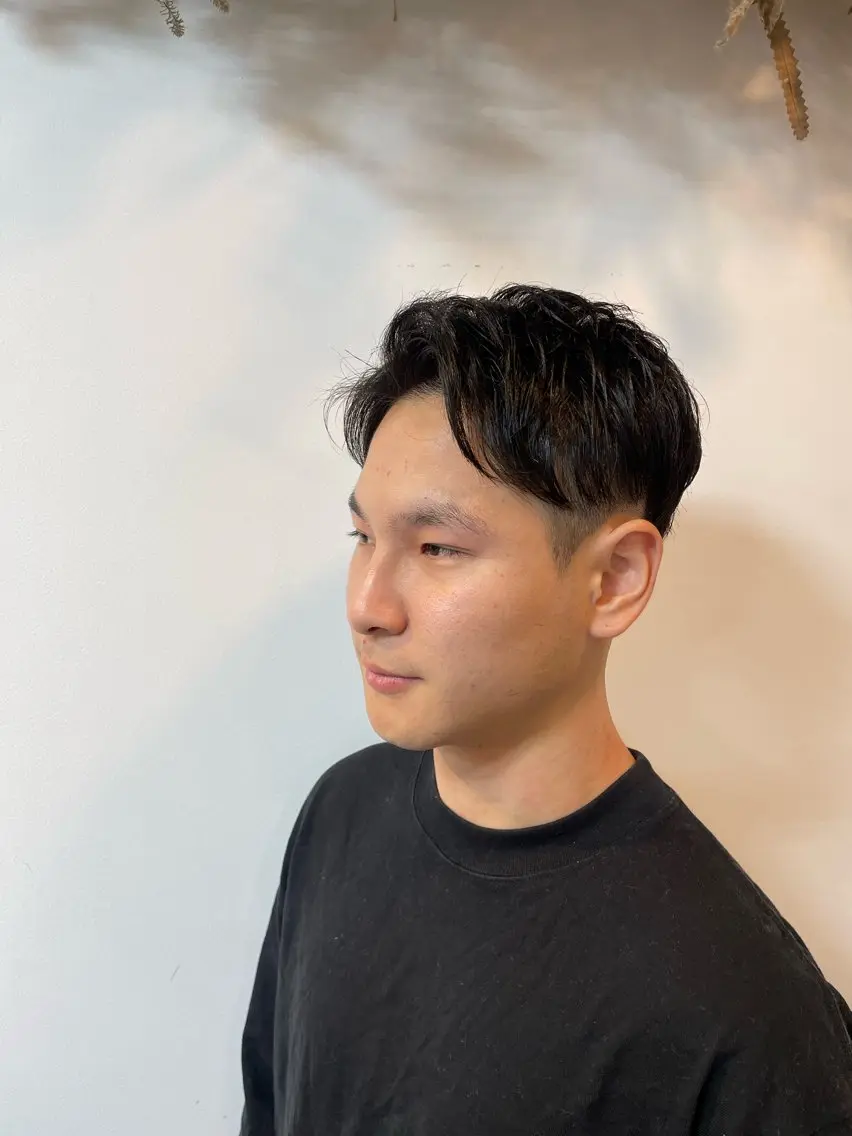 メンズ アップバング 🫧☘️大山 月輝凪☘️🫧のヘアスタイル