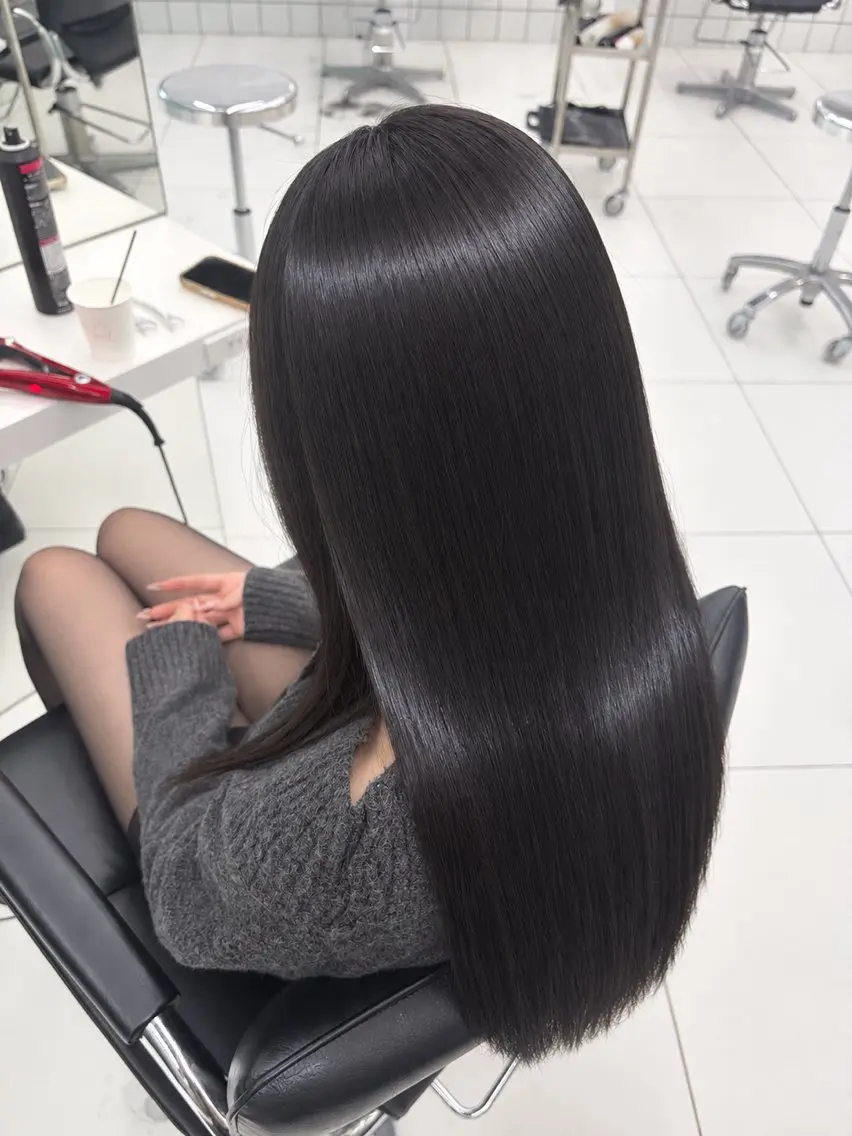 ロング カラー 透明感カラー ヘアカラー トリートメント ブリーチなし/ 渋谷駅/SOJIROのヘアスタイル