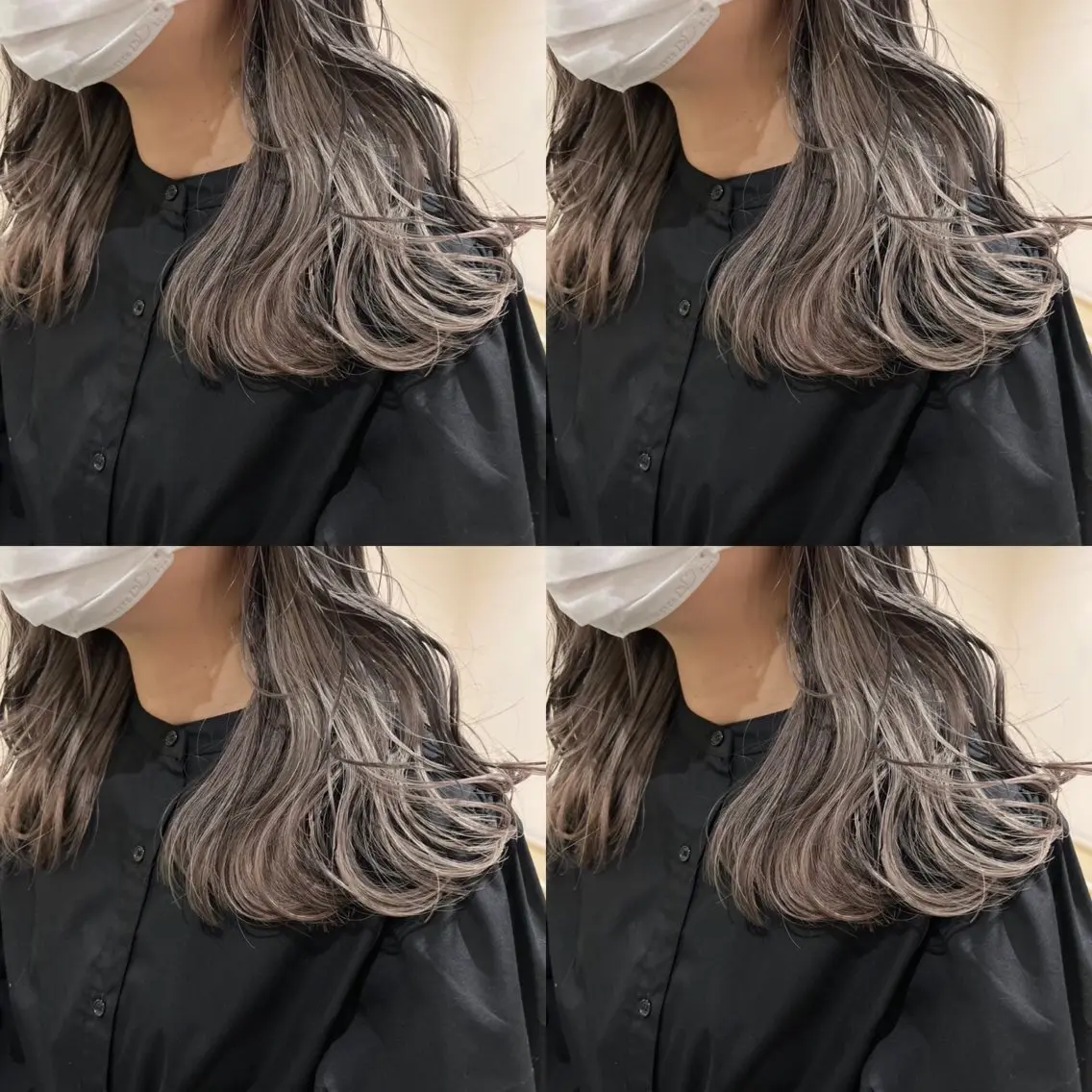 セミロング カラー ヘアアレンジ 💎韓国レイヤー ×エクステゆうま💎のヘアスタイル