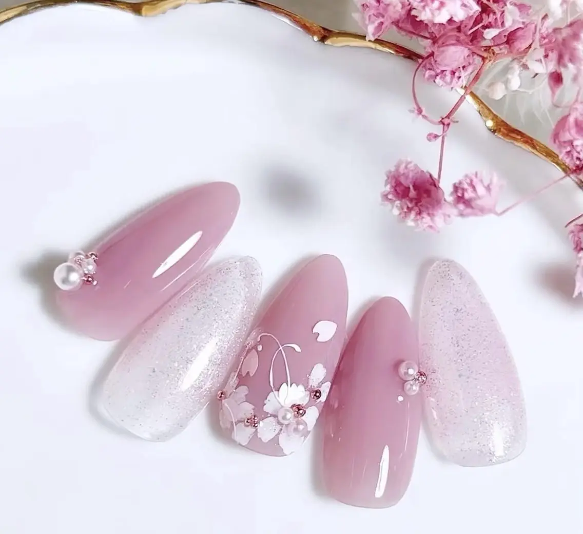 ネイル アートネイル チークネイル 長さ出し フットネイル ジェルネイル For you. Nail Salonのネイルデザイン