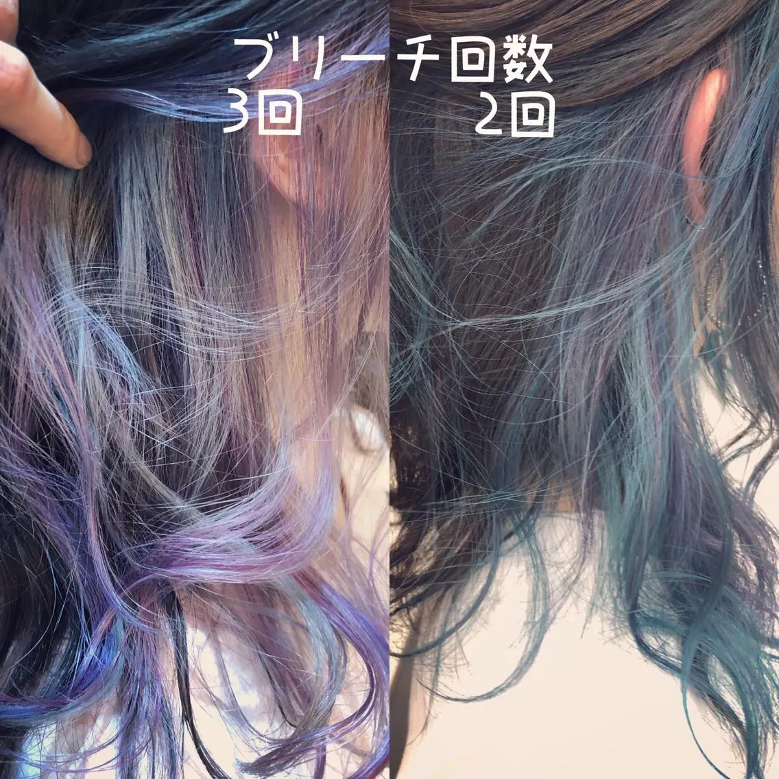 ミディアム カラー ユニコーンカラー カット ヘアカラー トリートメント 原宿サロン代表 デザインカラー伊藤卓のヘアスタイル