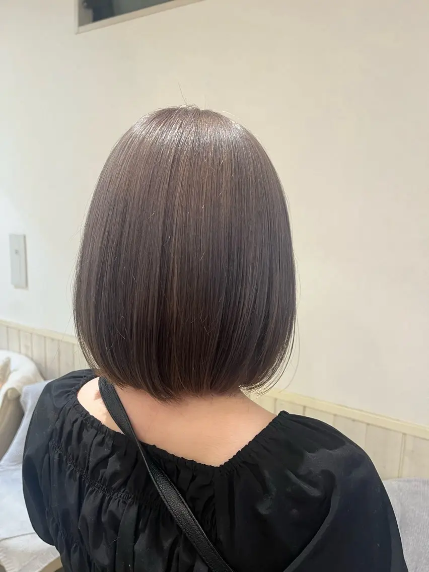 ショート ボブ 菊池 純香のヘアスタイル
