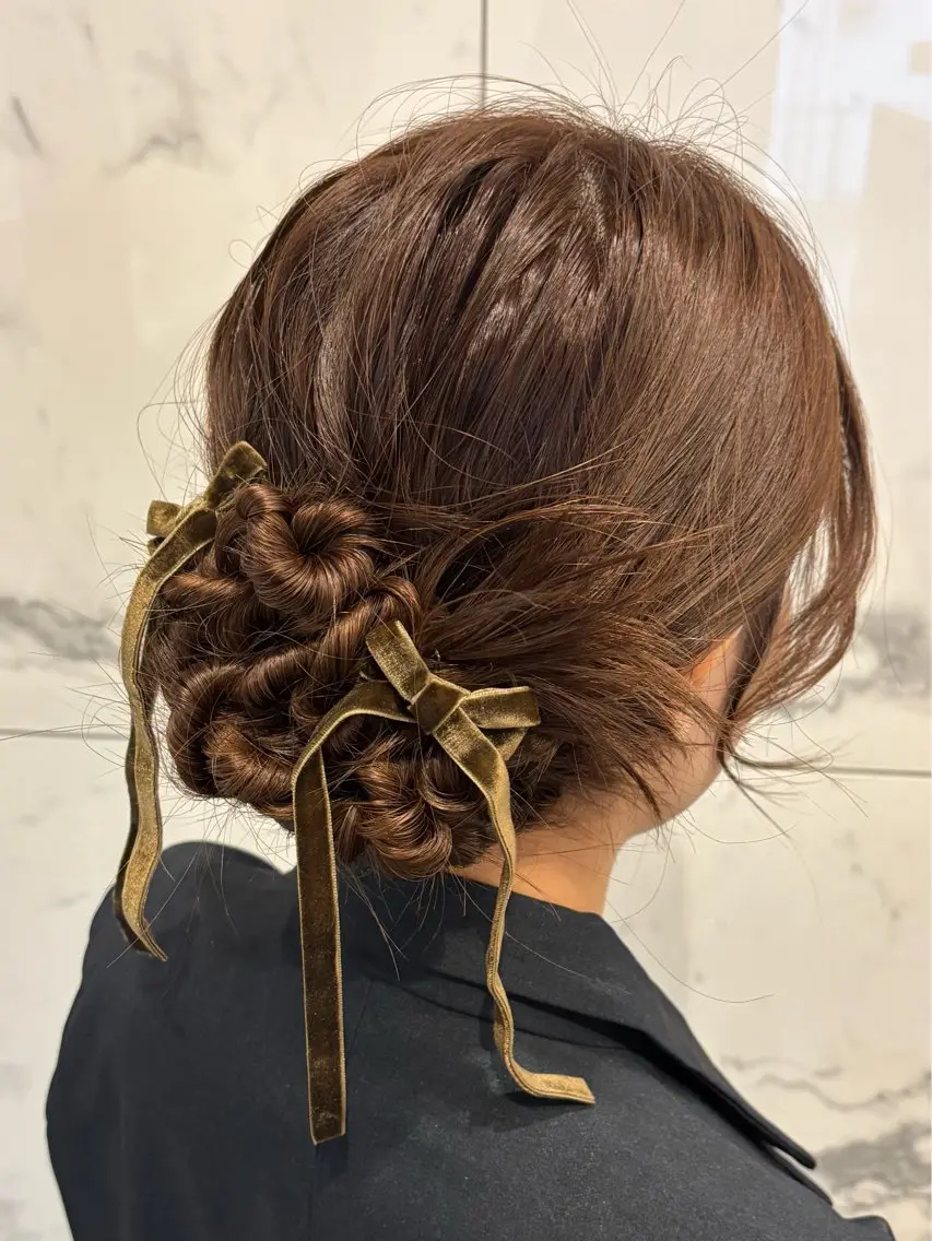 ヘアアレンジ ヘアセット 木村 綺音のヘアスタイル