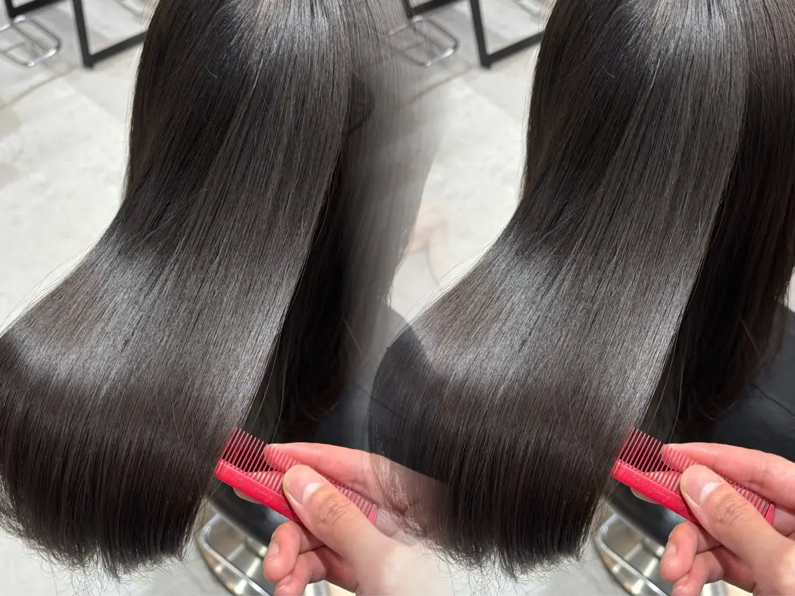 セミロング カラー 髪質改善 トリートメント ヘアカラー トリートメント レイヤー×髪質改善✨ 渋谷/佐藤侑哉のヘアスタイル