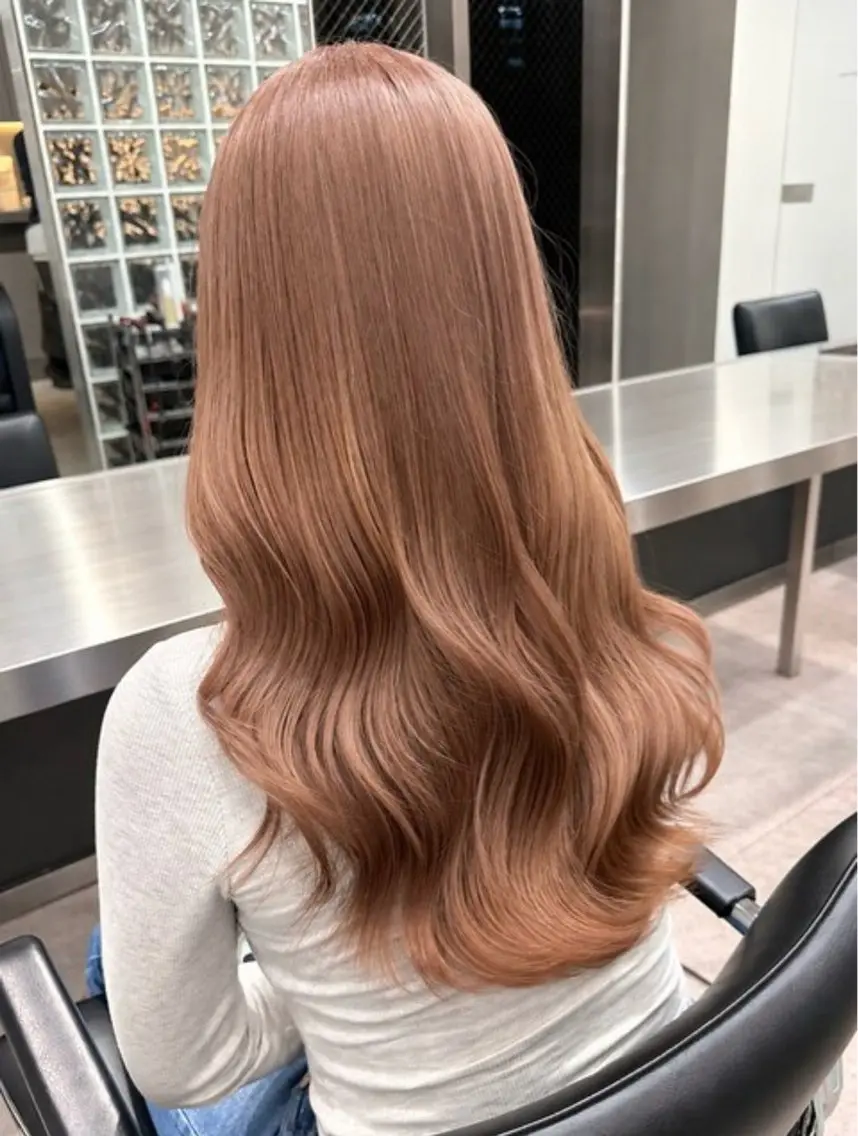 カラー ベージュカラー ブリーチ 透明感カラー ダブルカラー ハイトーンカラー ヘアカラー あつき/パーマ/縮毛 /ブリーチ特化🌟のヘアスタイル