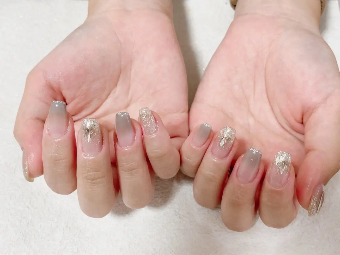 ネイル ジェルネイル 韓国ネイル メンズネイル パラジェル ブライダルネイル kiki nail たまプラーザのネイルデザイン