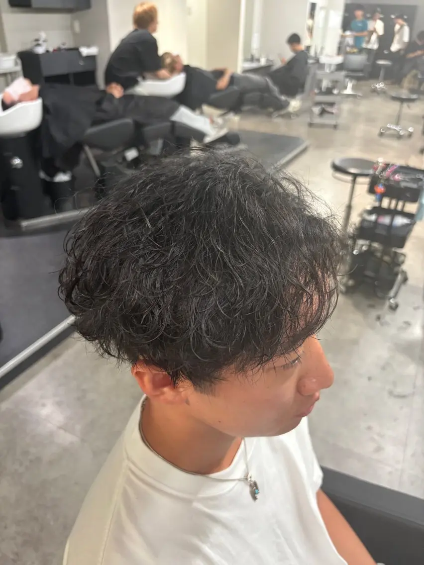 パーマ メンズ カット パーマ 🌱立川【縮毛矯正】 璃音🌱のヘアスタイル