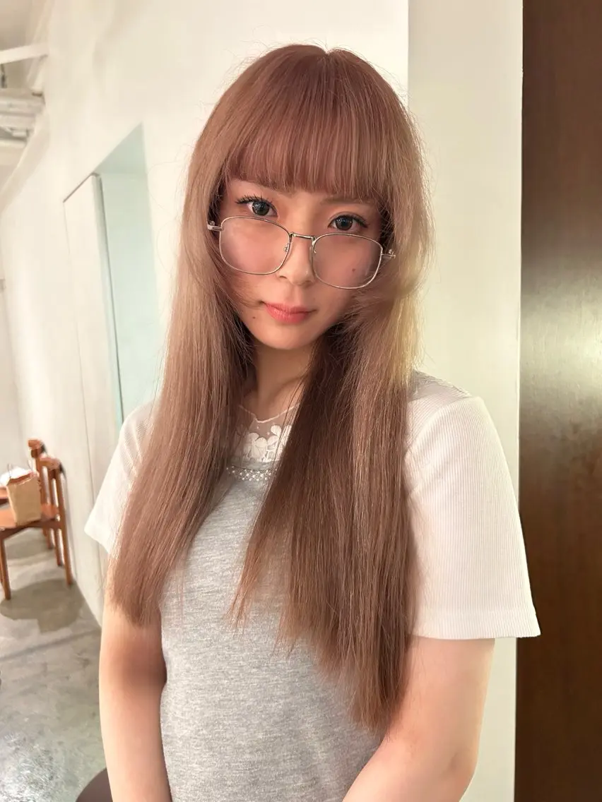 ロング カラー 林 妃和のヘアスタイル