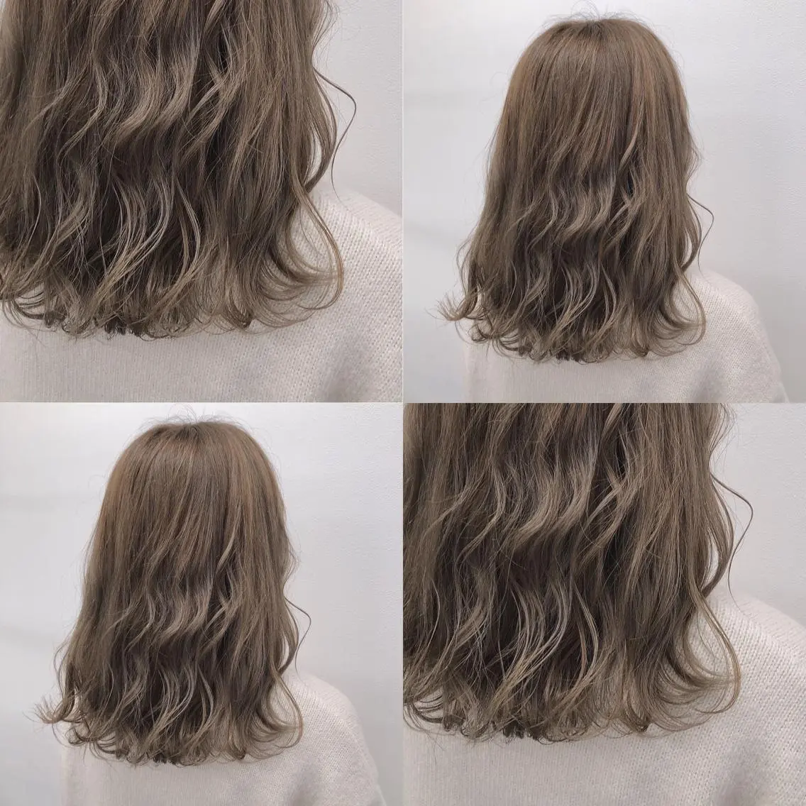 セミロング カラー パーマ ヘアアレンジ メンズ キッズ ネイル マツエク・マツパ 上品＆韓国風 🥀海心🥀のヘアスタイル