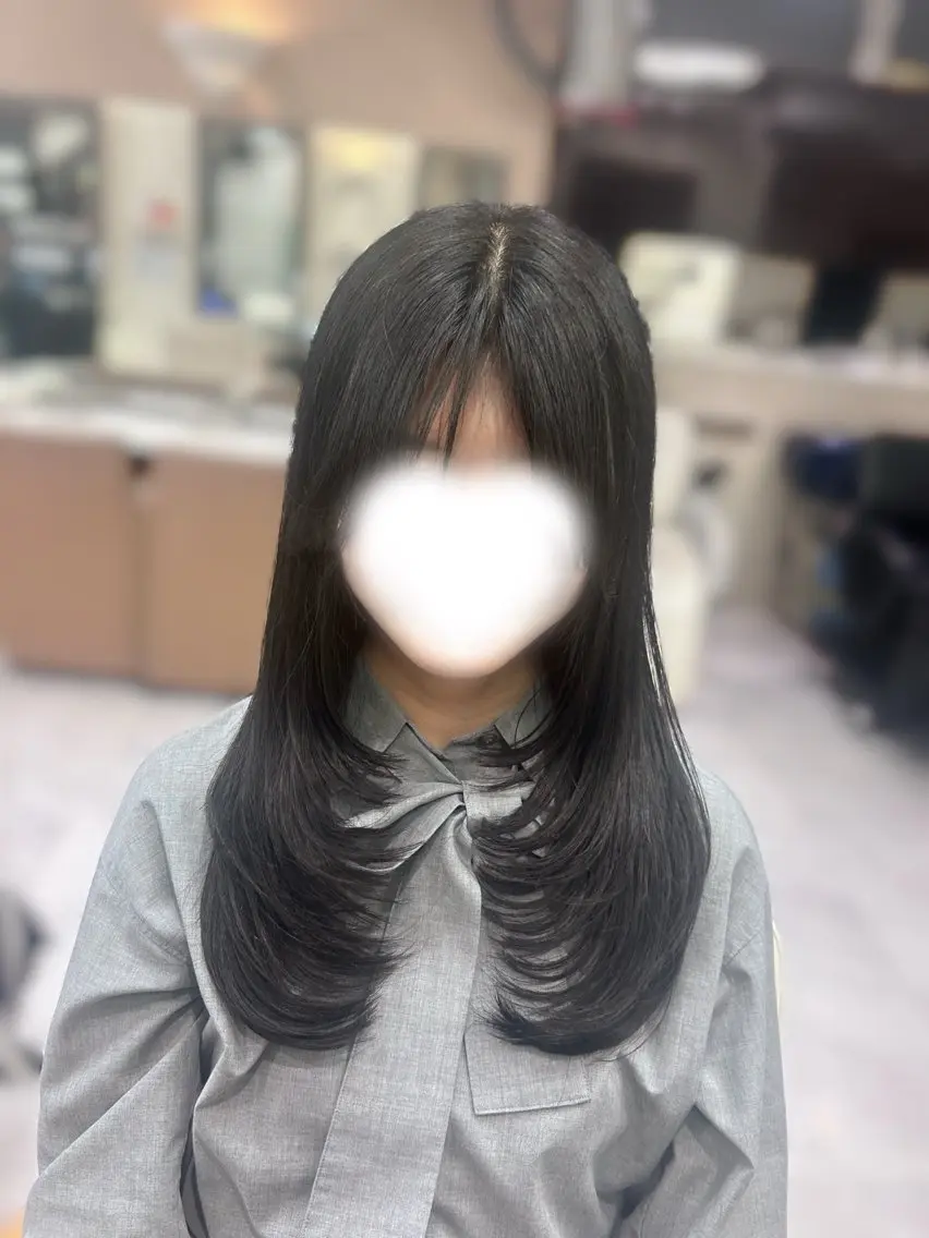 ロング ハイレイヤー レイヤーカット カット 🍊小川実里🍊 /カラーレイヤーのヘアスタイル