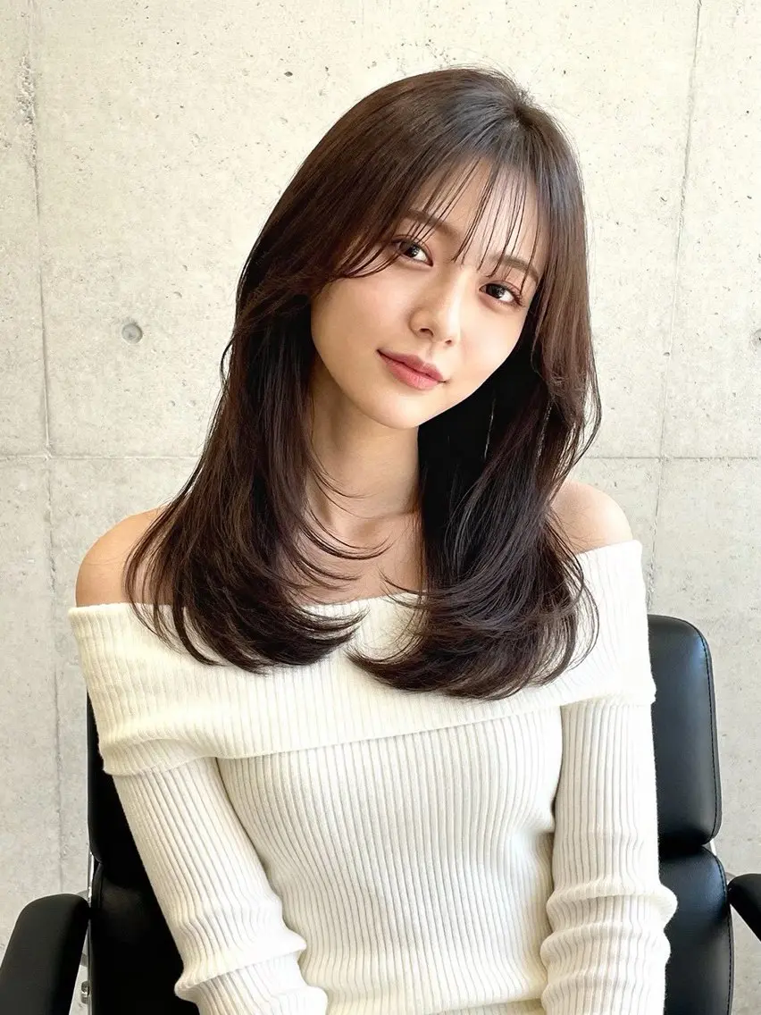 セミロング 💎神戸三宮puty _ai✨💎のヘアスタイル