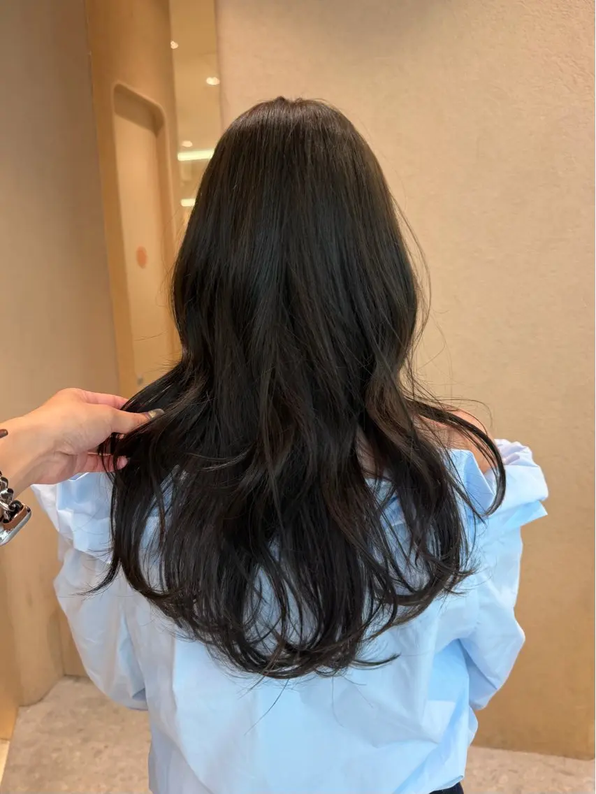 セミロング カラー カット ヘアカラー トリートメント 暖色系カラー/オリー ブカラー💚宮城のヘアスタイル
