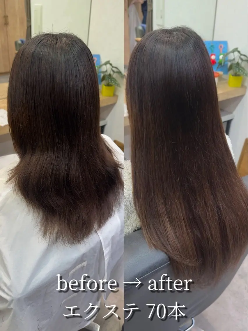 ロング ヘアアレンジ シールエクステ エクステ カット エクステ ヘアセット 縮毛矯正/シール エクステ/艶髪ひふみのヘアスタイル