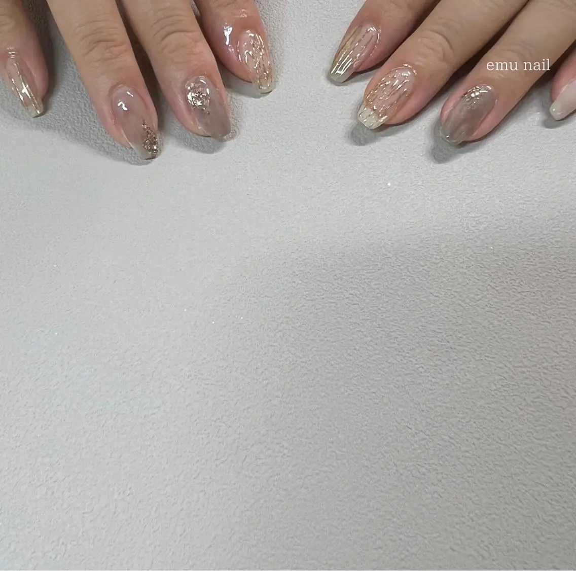 ネイル クリアネイル emu nailのネイルデザイン