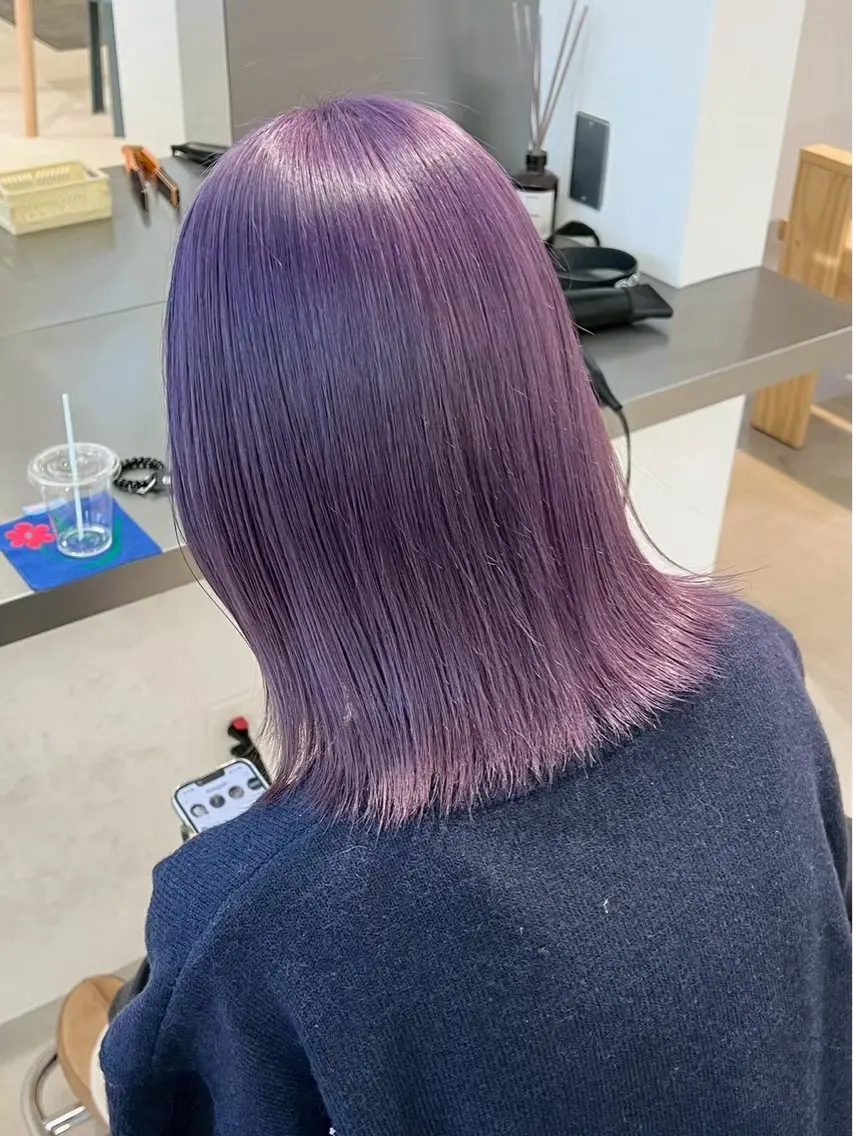 ミディアム ヘアカラー MIZUKI LUCK TOKYOのヘアスタイル