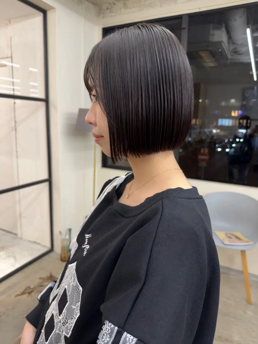 ショート ボブ 大塚 柊那のヘアスタイル