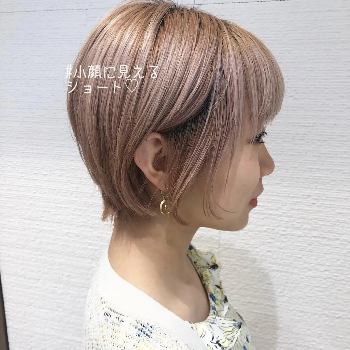 ショート カラー 似合わせカット/ レイヤーカット/新谷のヘアスタイル
