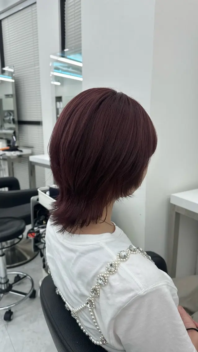 ミディアム カラー ヘアカラー ヘッドスパ ヘアセット 似合わせstyle ❤︎misaki❤︎のヘアスタイル