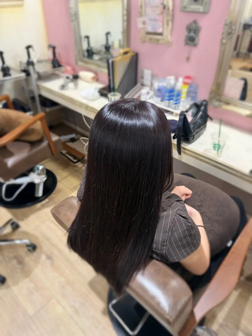 カラー 透明感カラー Plaatje🫧 碧のヘアスタイル