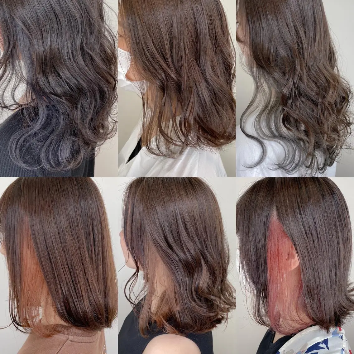 ミディアム カラー インナーカラー 【透明感、艶髪】西村 有司のヘアスタイル