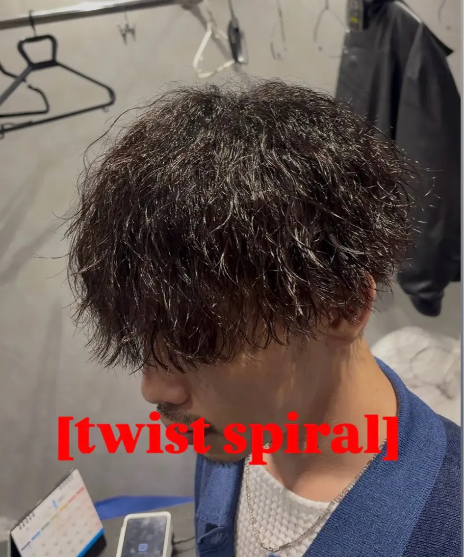 ショート パーマ メンズ 河合 倖宏のヘアスタイル