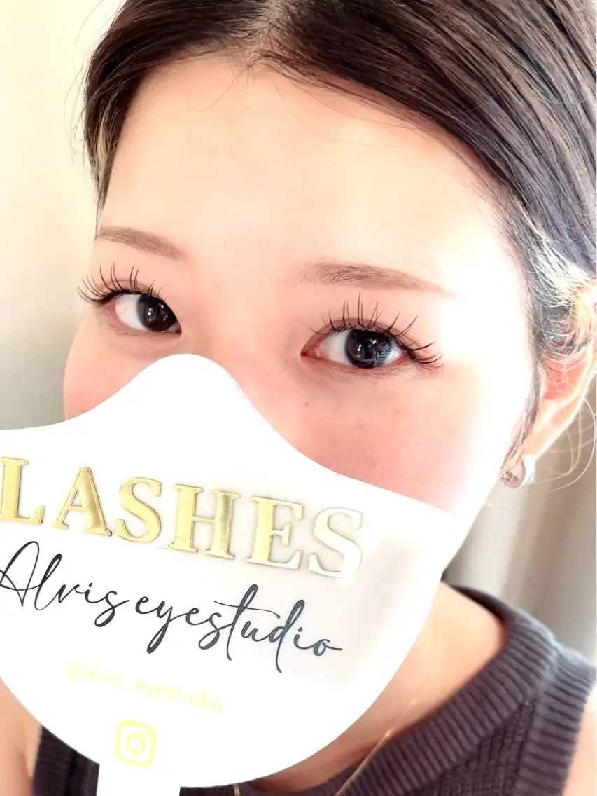 マツエク・マツパ フラットラッシュ マツエク Alviseye studio 清水のマツエク・マツパデザイン