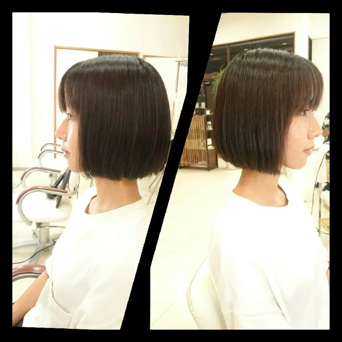 ショート ボブ キンジョウ エナミのヘアスタイル
