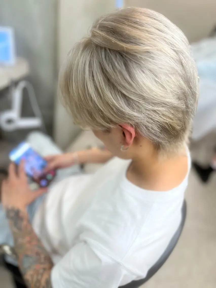 ショート カラー メンズ ヘアカラー トリートメント 多系統似合わせ/ tsuburaのヘアスタイル