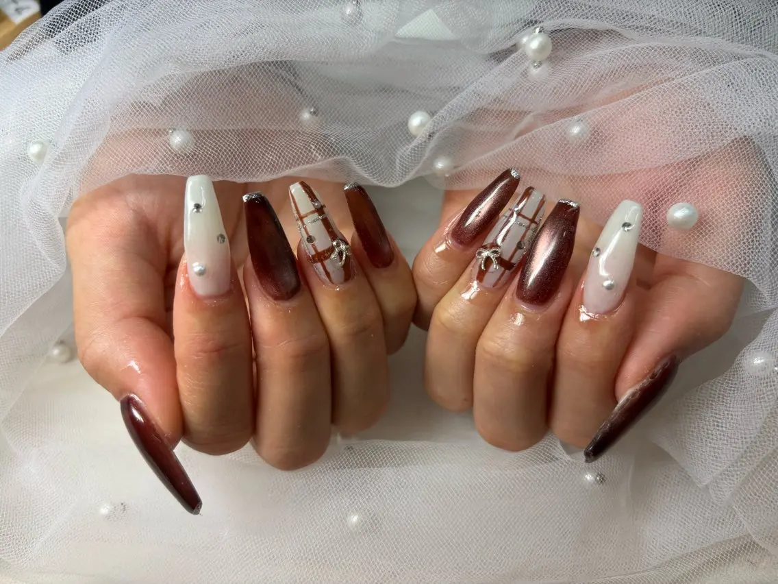 ネイル Queennail 北堀江megumiのネイルデザイン
