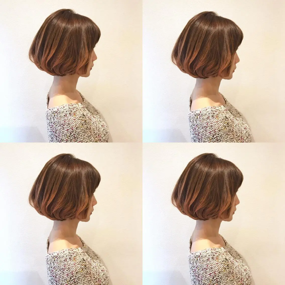 ショート カラー 【ツヤ髪カラー】本郷 星音のヘアスタイル