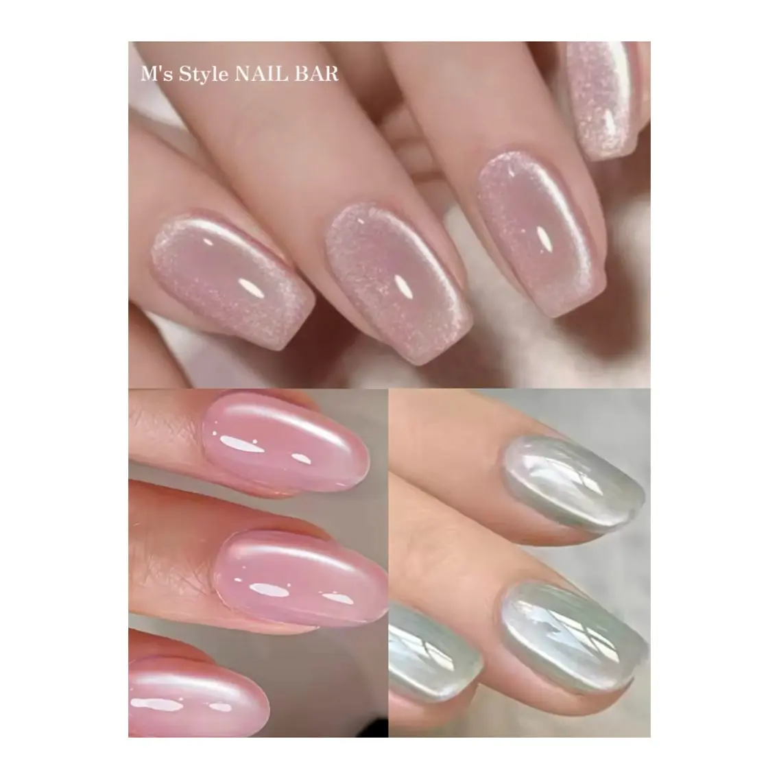 【初回ソフトジェル&自店ジェルオフ無料】人気◆パラジェル可◆ハンドジェル　マグネットネイルの写真