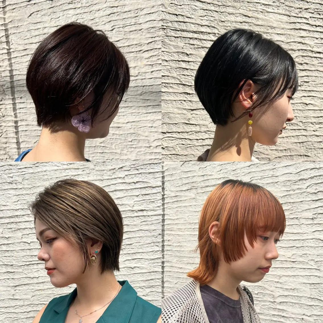 ショート ボブ レイヤーカット ショートヘア 北内 登真のヘアスタイル