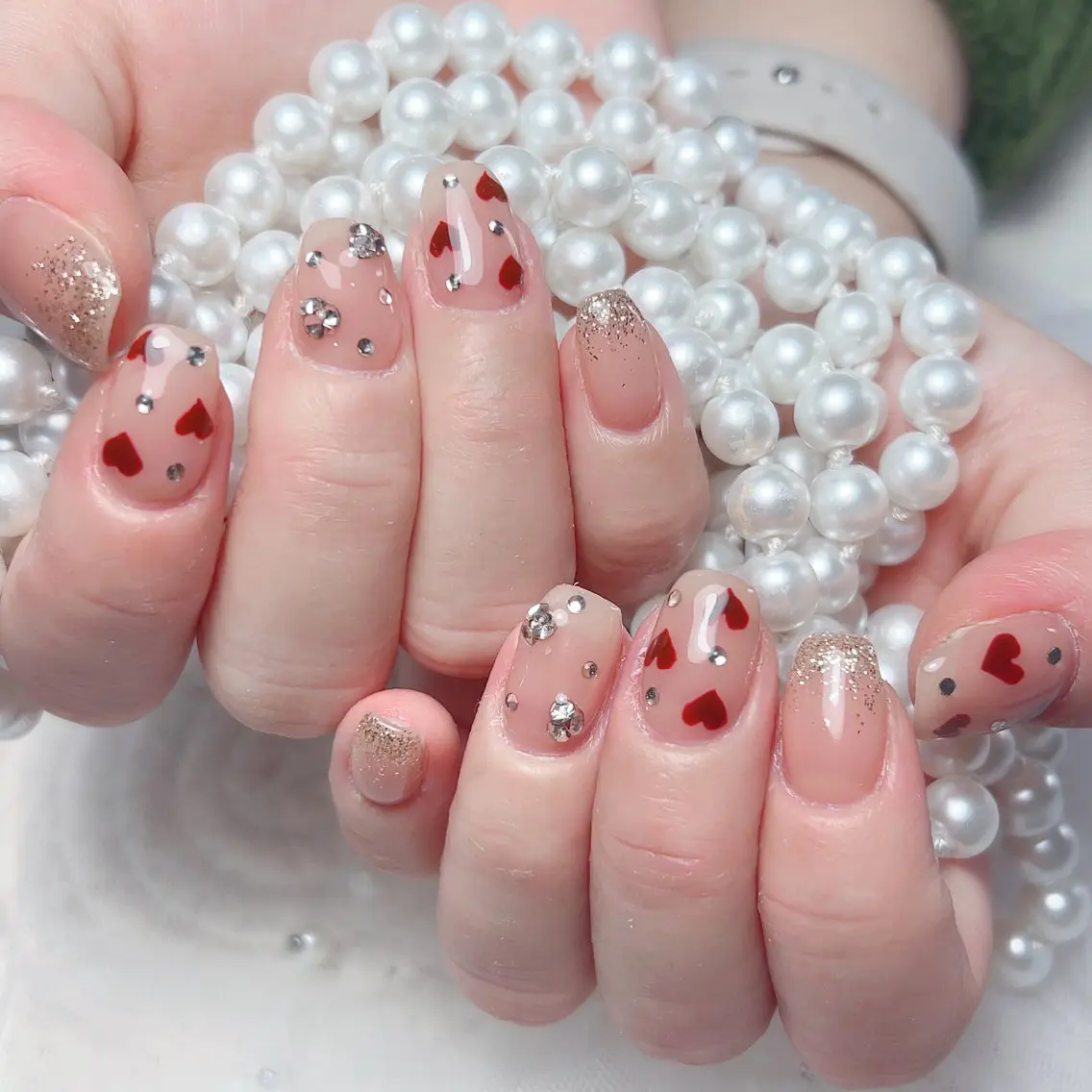 ネイル ハンドネイル M 🌷Nail 長さだし専門店のネイルデザイン