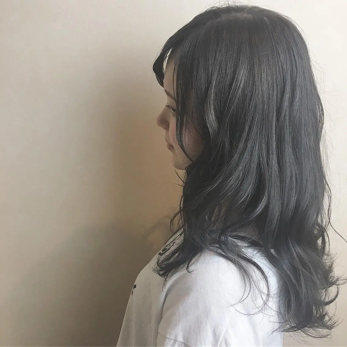 カラー ブリーチ 透明感カラー ブリーチなしカラー ヘアカラー 永田 琴愛のヘアスタイル