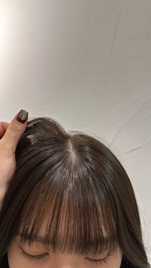 カラー ベージュカラー オリーブベージュ ヘアカラー トリートメント naturalカラー / Rukaのヘアスタイル
